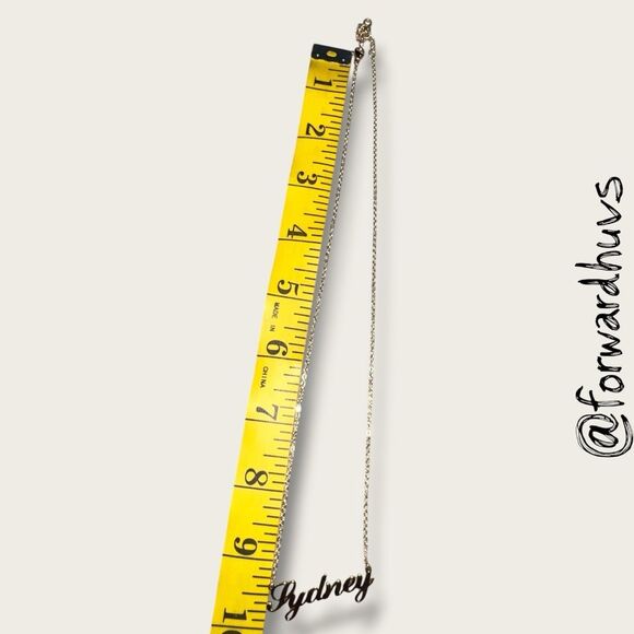 Bundle Sale 3 for $15 | “Sydney” Nameplate Necklace – 18” Chain with Extension - Picture 6 of 8